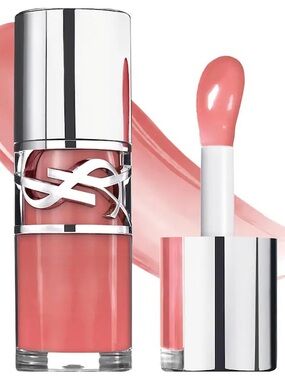 YSL Loveshine Plumping Lip Oil Gloss Color: 03 Mellow Mallow - warm rose pink